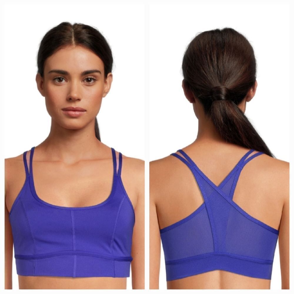 ☔️🔸️NWT Avia Peri Pop Mesh Crossover Sports Bra Medium